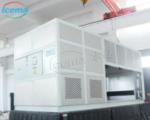 Quality 37.5KW Cooling Capacity Direct Cooling Block Ice Machine with Stainless Steel Plate Evaporator wholesale