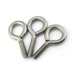 Aluminium Closed Eye Screws Black Oxide Finish Closed Screw Hook