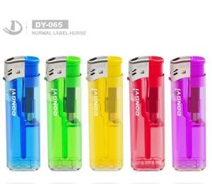 Quality Gas Portable Encendedor Disposable Candle Butane Electronic Lighter Model NO. DY-065 wholesale