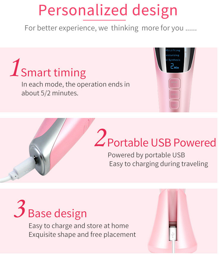 Hot Cold Electric Facial Clean RF EMS Beauty Machine