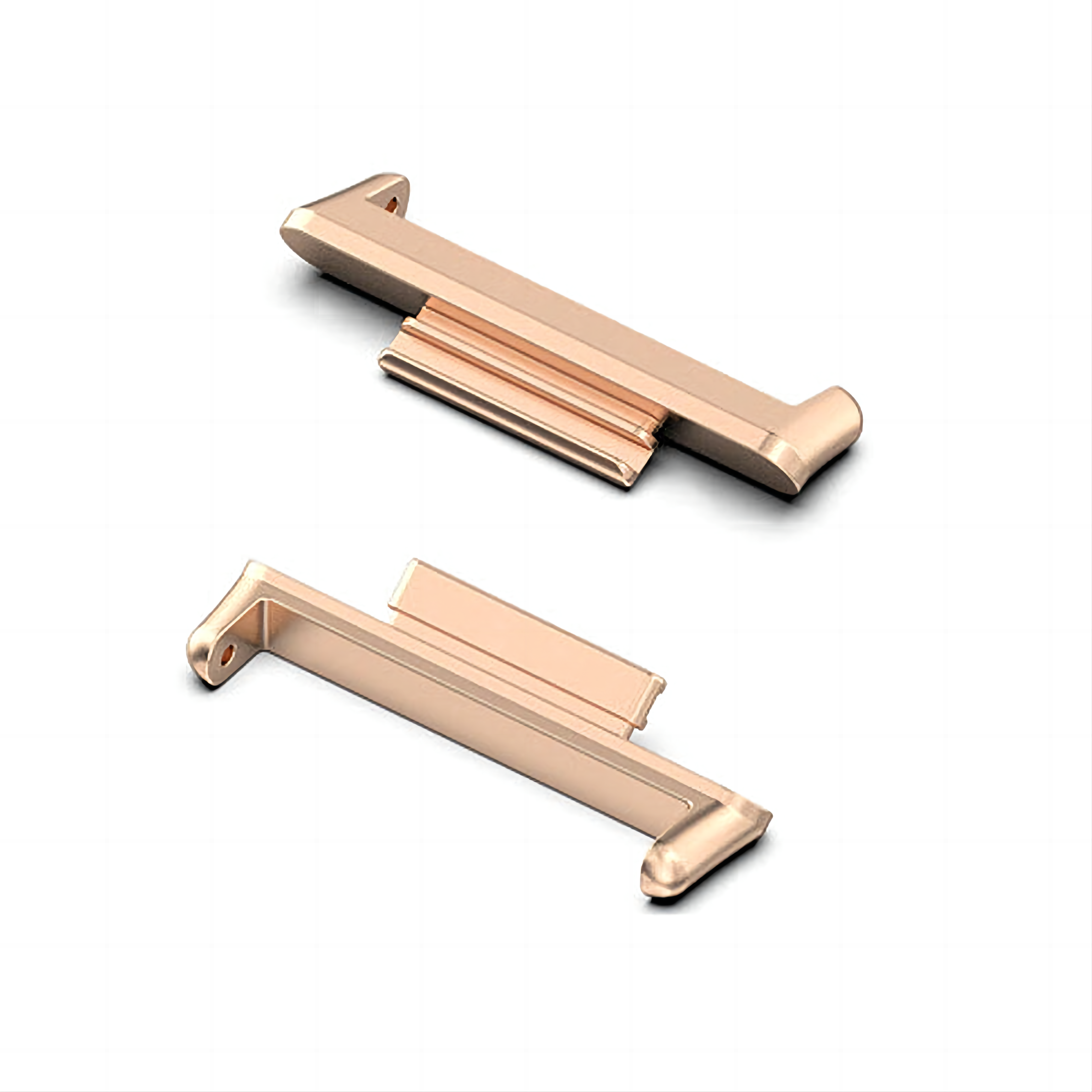 Silver/Gold/Rose Gold Stainless Steel Connector for MIM Powder Metallurgy Watch Strap