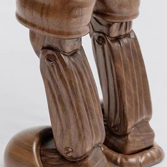 Hand Carved Abstract Wooden Art Sculpture Ornament Decoration Non Toxic