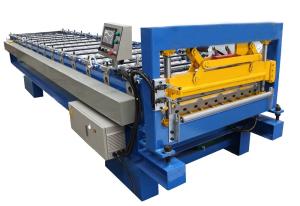 Quality Metal Sheet Roof Roll Forming Machine Corrugated Roll Former Fully Automatic wholesale