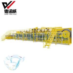 Quality Seim Sover Disposable Baby Diaper Machine Nappy Production Line Making Machine wholesale
