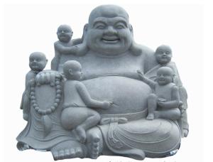 Quality Chinese Buddha Large White Sitting Buddha Statue (YKBH-02) wholesale