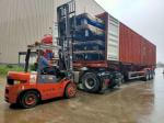 Stationary Hydraulic Loading Dock Leveler 40000LBS High Duty Steel