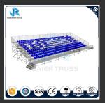 Hot Dip Galvanizing Q235B Bleacher Chairs , Outdoor Target Field Seating
