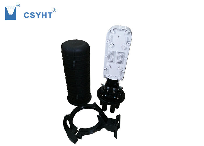 120Fibers Fiber Optic Splice Closure for Aerial Pole Mount IP68 with UV protection outdoor closure