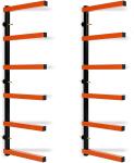 Wall-Mounted Lumber Storage Rack For Indoor And Outdoor Perfect For Home