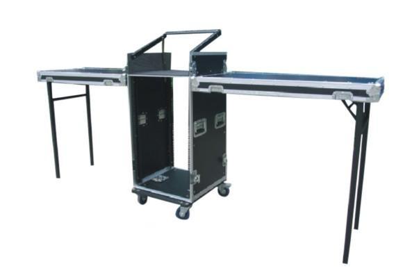 Cheap Amplifier Rack Flight Case Aluminum Display / Storage / 16U Cases for sale