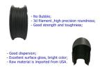 Black Carbon Fiber 3D Printer Filament , 3d Printing Filament 1.75mm 2.85mm