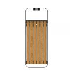 OHSAS18001 Certificate 35L Outdoor Wooden Garbage Bin