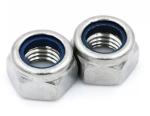 Nylon 304 Stainless Steel Heavy Hex Nuts Anti Lock Self Locking M5 - M20 DIN982