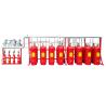 Buy cheap Red Odorless Hfc227ea FM200 Gas Suppression System High Safety Environmental from wholesalers
