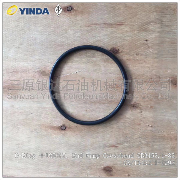 O - Ring Φ 125×7 Mud Pump Crosshead Flexible For Automotive Aerospace