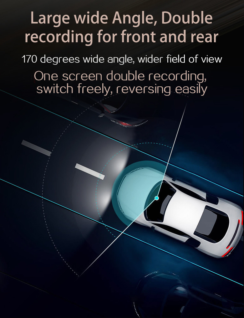 140 Degree Parking Monitoring 1080p Car Recorder G Sensor Full HD Dash Cam