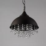 Crystal Half Ball Lights Lamps Retro Loft Light Bar Restaurant Living Room Cafe