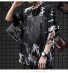 120-250gsm Summer Unisex Oversized T Shirt Tie Dye Short Sleeve Men′S Hip Hop