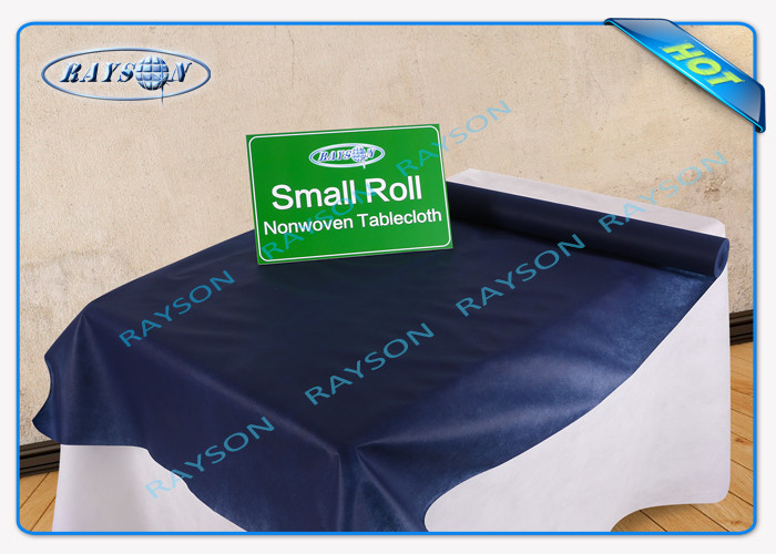 45 Gram Colorful Disposable Non Woven Tablecloth Eco Friendly