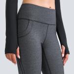 High Elastic Women's Yoga Tight Pants Naked Feeling Nylon Leggings With Pockets