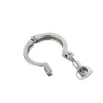 Heavy Duty Stainless Steel Pipe Clamps Middle Type Single Pin Sanitary