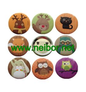 Quality Hot Sale Custom Metal Pin Badge Tin Button Badge for Party wholesale