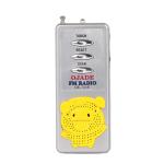 Cartoon Pig Handheld FM Radio Portable Mini Pocket OEM LOGO Promotional