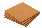 FSC Custom Cork Board 4 Pack Self Adhesive Cork Tiles Eco Friendly