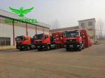 Hydraulic Modular Semi Trailer Transport 3 Axles Carbon Steel