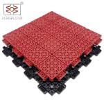 410g Outdoor PVC Interlocking Floor Tiles 1.81cm Thick Backyard Court Tiles