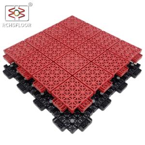 Quality Customized PP Outdoor Sports Tiles Skin Textured For Basketball Court wholesale