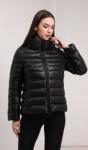Winter Womens Warm Waterproof Coat , 100g Polyster Filling Women's Light Puffer
