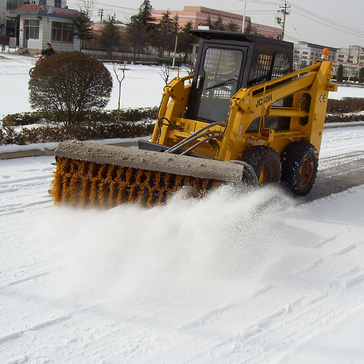 SNSC EPA EV Engine 350kg 500kg Mini Diesel Skid Steer Loader Max Dumping Height 2050mm