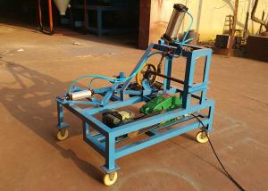 Quality QGJ Big Rubber Tire Cutting Machine , Tyre Cutting Machine 20~40 Pcs/H wholesale