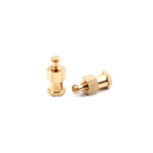 Quality CNC Machining Brass CNC Parts Bushing Spacer PVD CVD Coating wholesale
