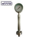 Diaphragm Seal Radiator Pressure Gauge Stainless Steel Pressure Gauge For Steam