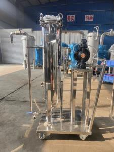 Quality High Pressure 2 Bag Filter Housing Trolley Machine Water Treatment Oil Filtration wholesale