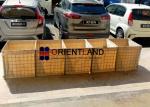 MIL5 2' Military Hesco Barriers Beige Color Non-Woven Polypropylene