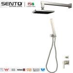 SENTO multifunction stainless steel square shower mixer