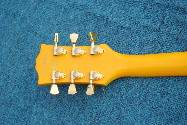 Dark yellow LP Custom Electric Guitar, lp guitar direct from factory All color are Available, Some countries Free Shippi