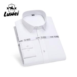 Quality Men Long Sleeve Business Shirts Single Button Casual Plaid Striped Shirt wholesale