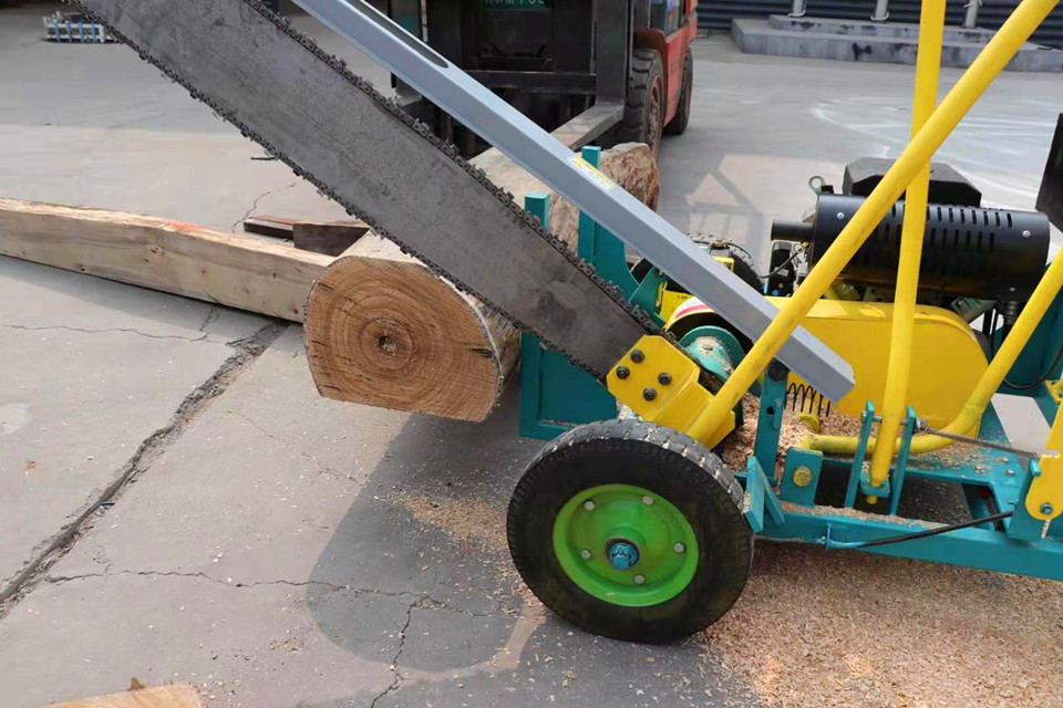 2000mm 2 Swing Blade Sawmill With Tungsten Carbide Circular Saw Blade