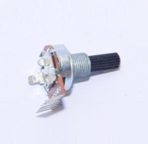 Quality rotary potentiometer, carbon potentiometer, 17mm potentiometer with insulated shaft, wholesale