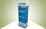 Double Face Show Three Shelf POS Cardboard Displays Sell Cleaning Products