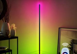 China Indoor Home Decor Smart Corner Floor Standing Lamp Modern Stand Floor Light on sale