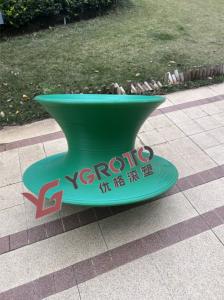 Quality Polyethylene Rotomolded Outdoor Swivel Seats and Rotating Chair Product with Strong Chemical Resistance wholesale