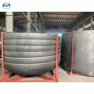 Quality PED Spherical Asme Flanged And Dished Head For Boilers Pressure Vessels 2mm wholesale