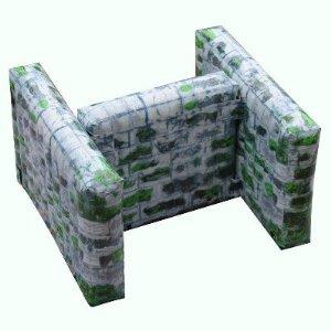 Quality inflatable trampoline combo Paint bunker-0007 wholesale