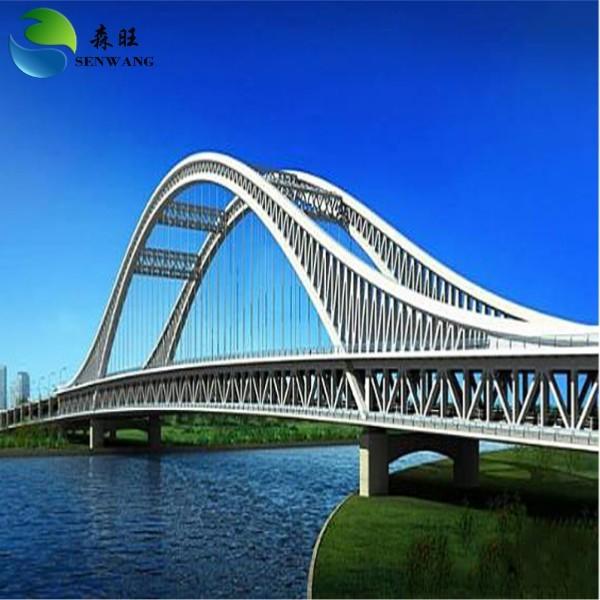Eco Friendly Steel Structure Bridge , Galvanized Steel Bridge Construction
