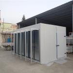 6 Glass Door Supermarket 220V Walk In Cooler Freezer